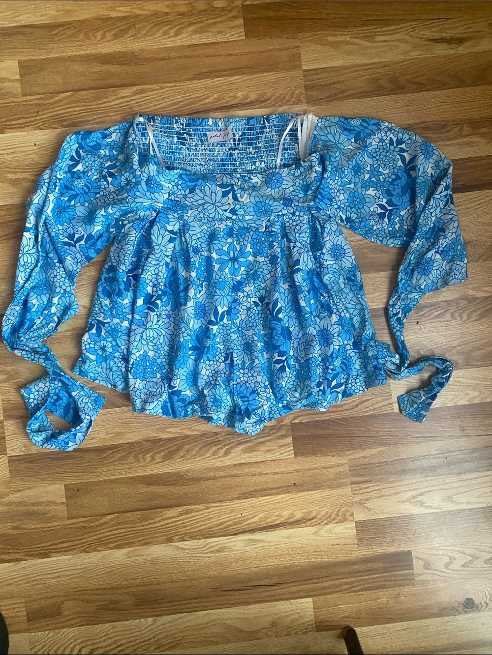 Petal & Pup Blue Floral romper
